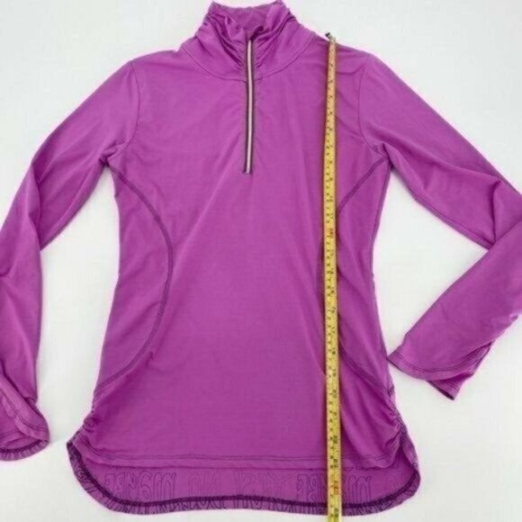 Title Nine Pink Graphic Inspiration Barbie 1/4 Zip XS Running Paradigm Pullover - Picture 9 of 11